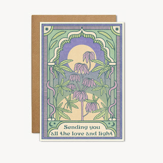 Cai & Jo | Sending you all the love and light Card