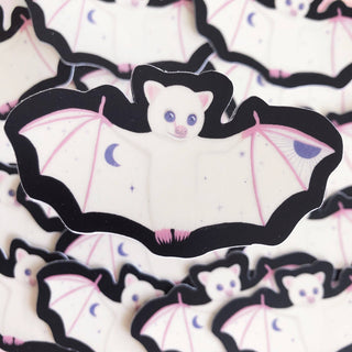 Batty Bat Matte Glow in the Dark Sticker