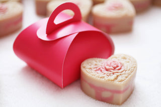 Rose Heart Floral Soap