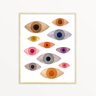 Snoogs & Wilde Art | Many Eyes #3 ~ Art Print