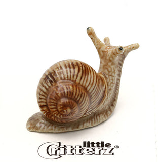 Helix The Garden Snail - Porcelain Miniature